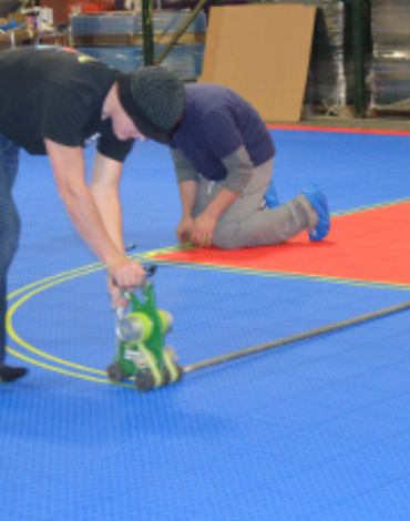 Construction of Volleyball Court Flooring